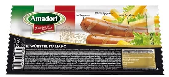 Hot dog Amadori 250g-slika