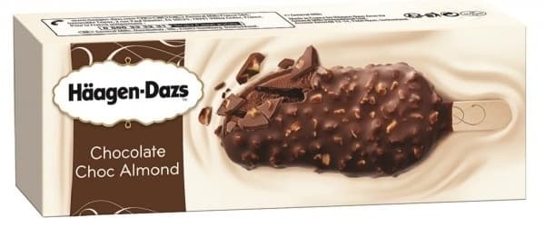 Sladoled HAAGEN DAZS Choc chocolate almond štapić 80ml-slika