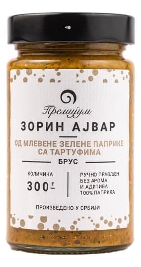 AJVAR OD MLEVENE ZELENE PAPRIKE RUČNO PRAVLJEN 300GR ZORIN AJVAR-slika