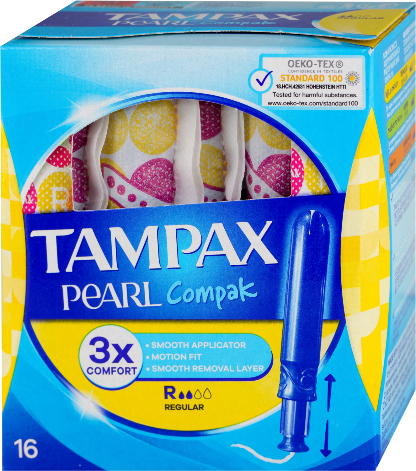 Tamponi Tampax Compak Pearl Normal 16/1-slika