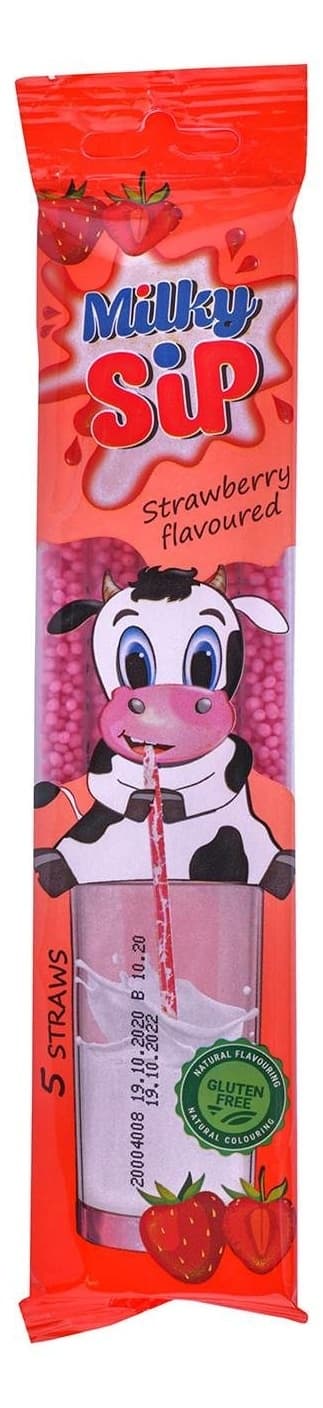 JAGODA MAGIČNA SLAMČICA 30GR MILKY SIP-slika