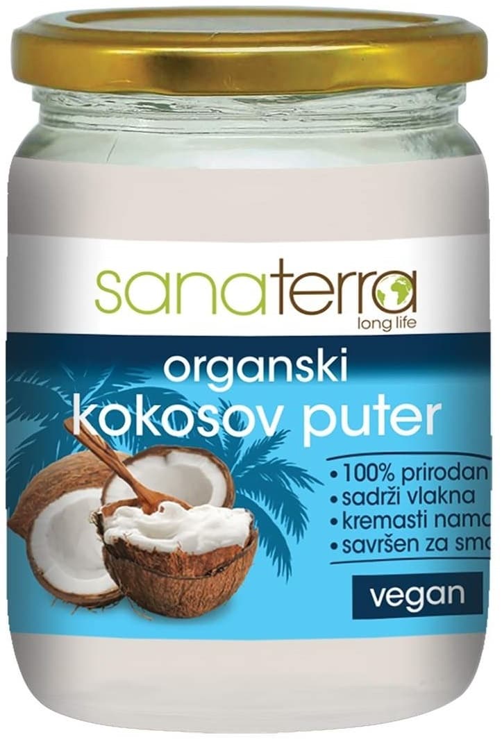 PUTER KOKOSOV ORGANSKI 200GR SANATERRA-slika
