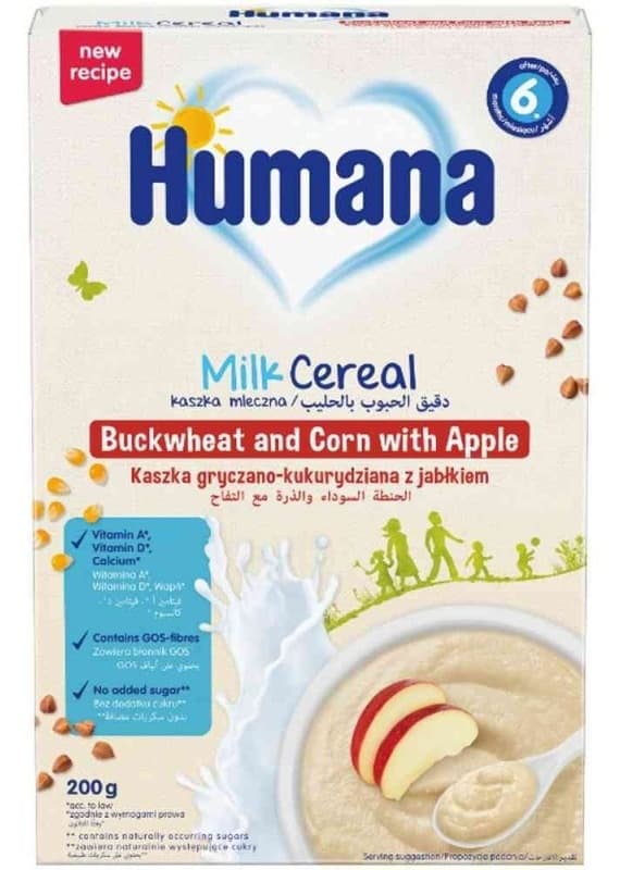 Kasa ml.inst.sa heljda/jab.Humana 200g-slika