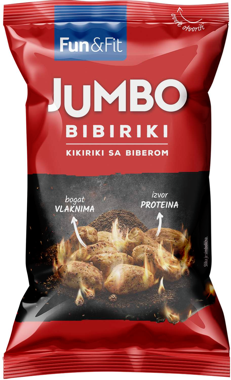 Kikiriki FUN&FIT Jumbo bibiriki 75g-slika