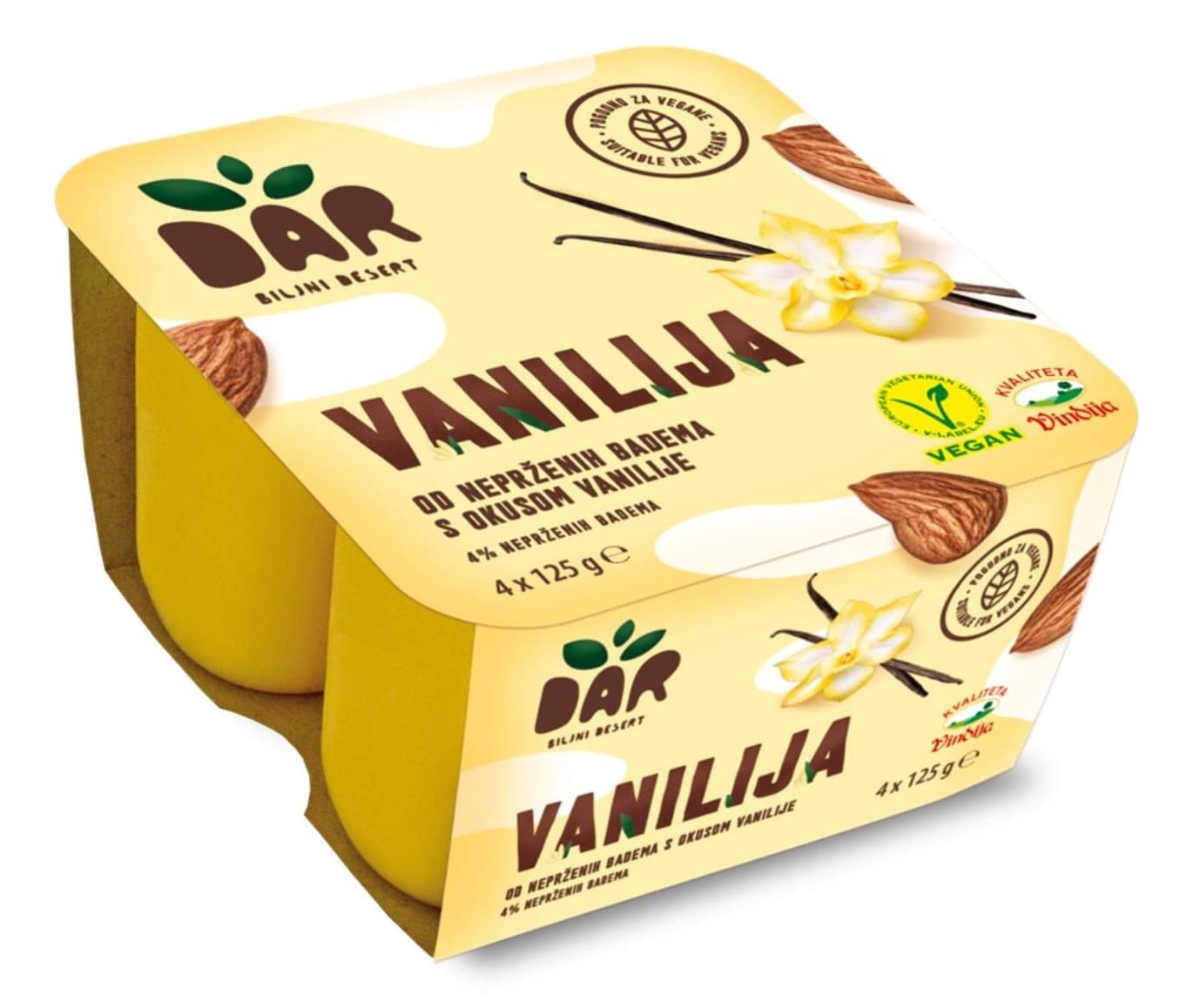 DESERT BILJNI VANILA 4 X 125 GR DAR-slika