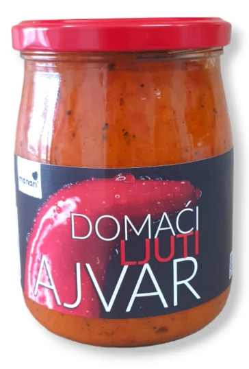 AJVAR DOMAĆI LJUTI 550G MANARI-slika