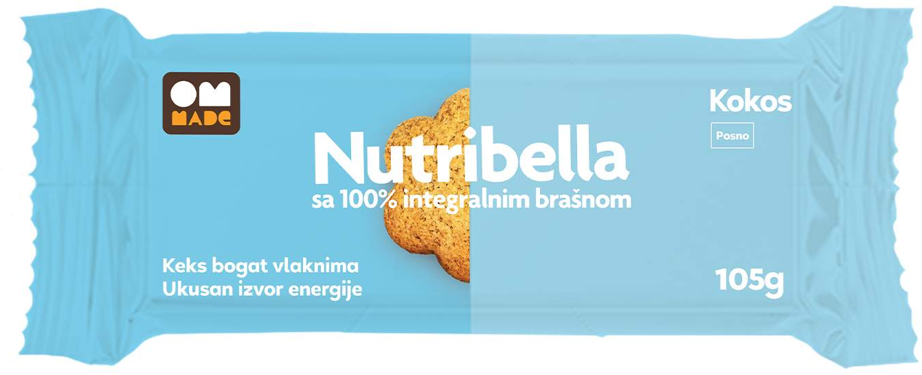 KEKS KOKOS 105G NUTRIBELLA-slika