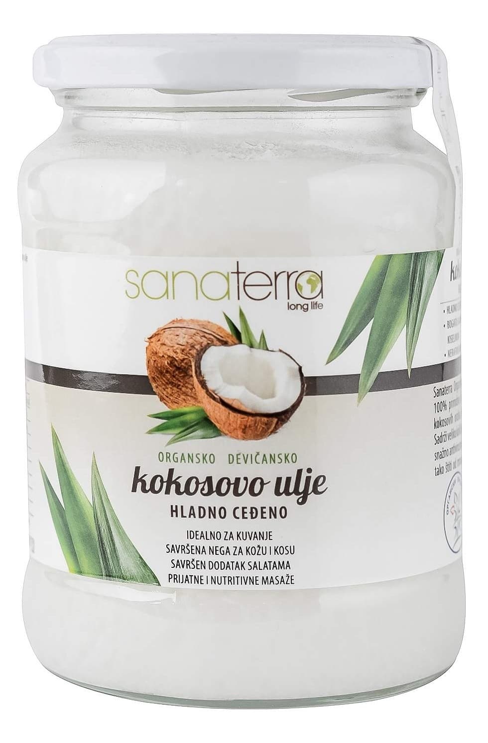 Kokosovo ulje SANATERRA organic 560g-slika