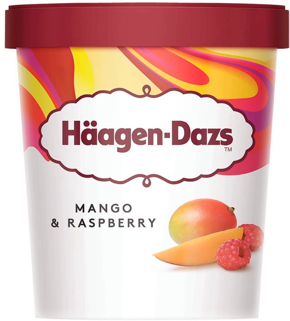 Sladoled HAAGEN DASZ mango malina 460ml-slika