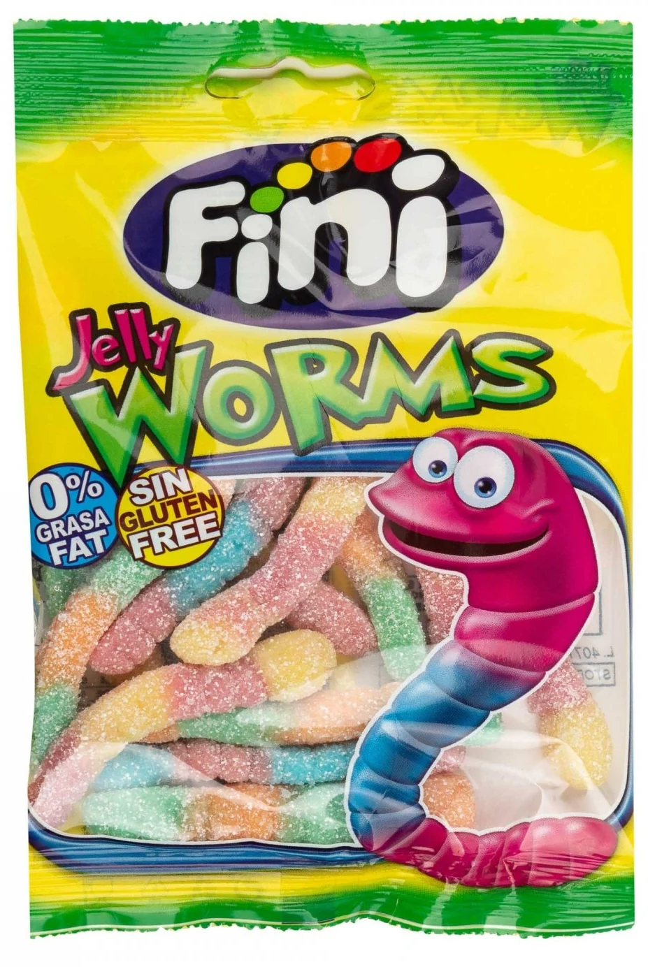 BOMBONE GUMENE FINI PIZZY WORMS 100G SANCHEZ-slika