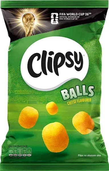 CLIPSY BALLS CHEESE WORLD CUP 110G MARBO-slika