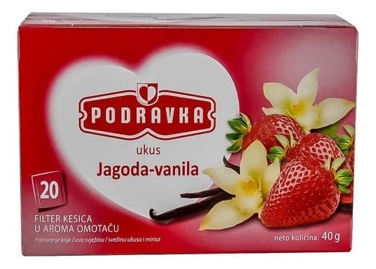 PODRAVKA čaj jagoda i vanila 40g-slika