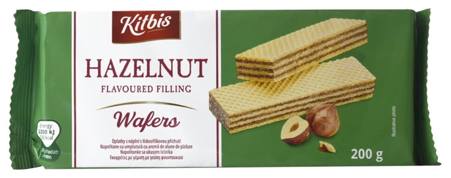 Napolitanke lesnik Kitbis 200g-slika