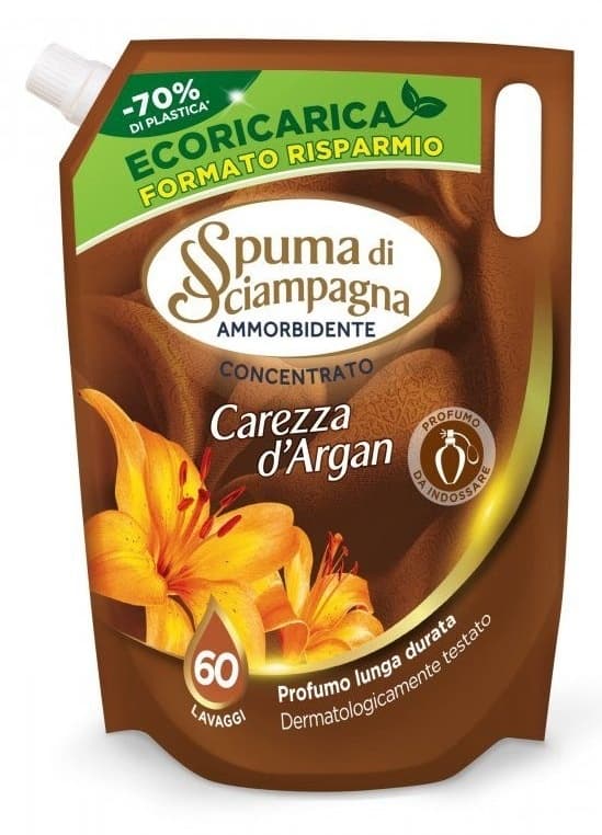 SPUMA DI SCIAMPAGNA Carezza D'argan omekšivač 60 pranja (1,2l)-slika