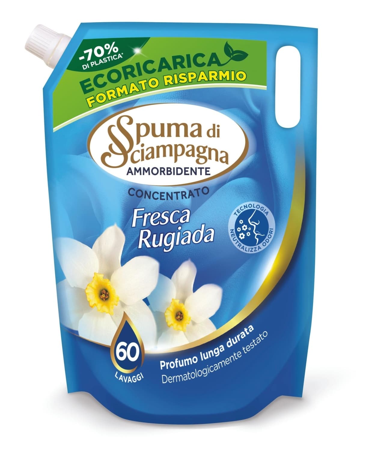 SPUMA DI SCIAMPAGNA Fresca rugiada omekšivač 60 pranja (1,2l)-slika