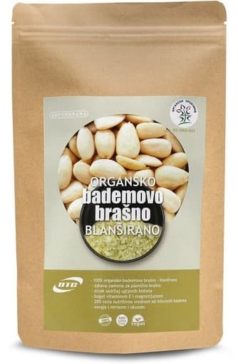 DTC organsko bademovo brašno blanširano 1kg-slika