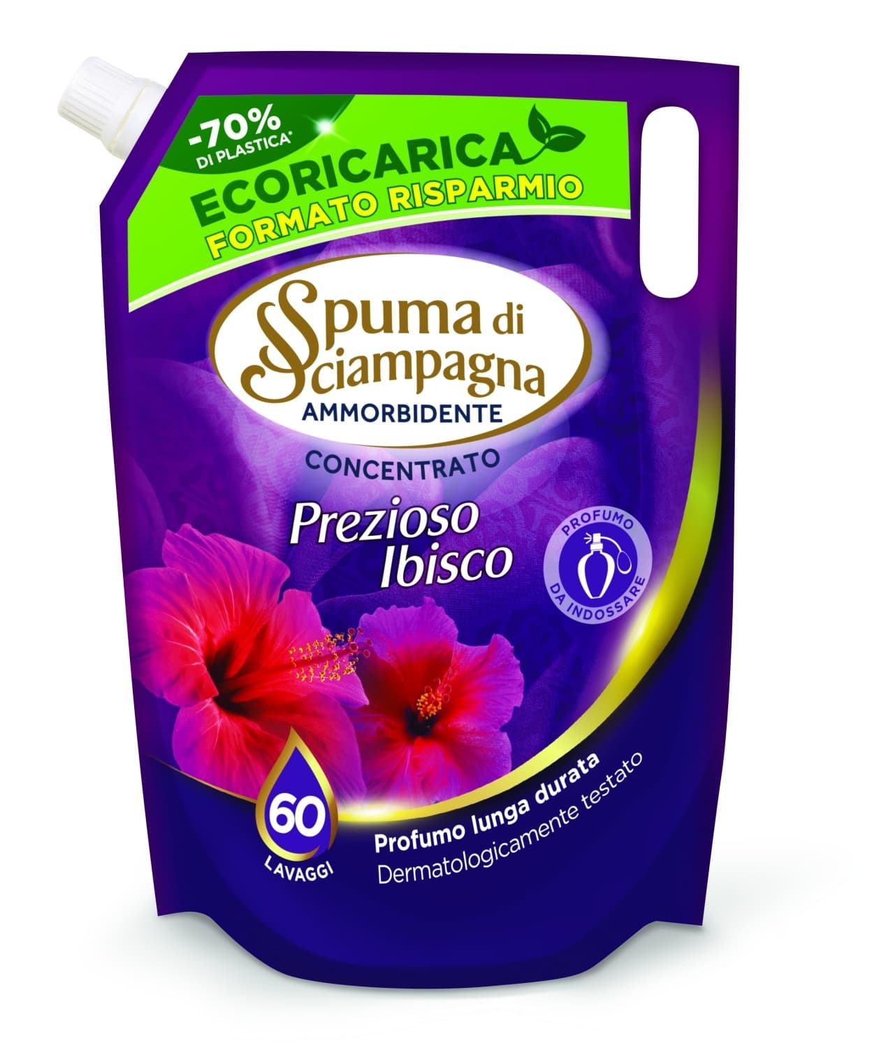 SPUMA DI SCIAMPAGNA Prezioso ibisco omekšivač 60 pranja (1,2l)-slika