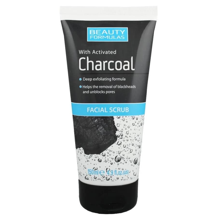 BEAUTY FORMULAS piling za lice charcoal 150ml-slika