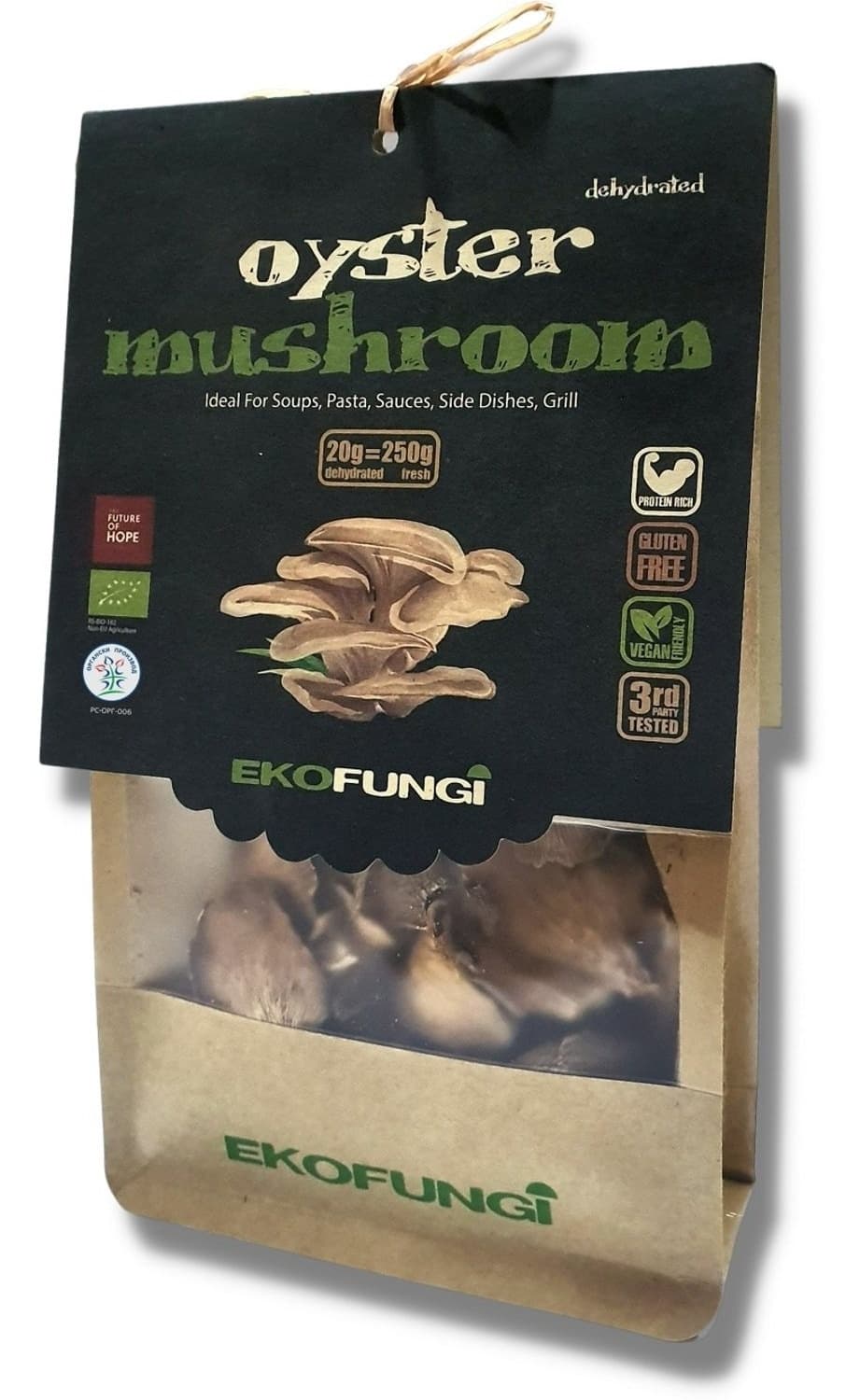 EKOFUNGI dehidrirane organske bukovače bez glutena 20g-slika