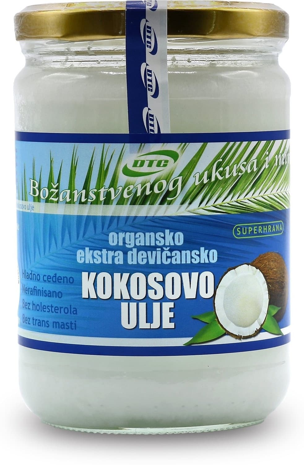 Kokosovo ulje DTC organsko ekstra devičansko 500ml-slika