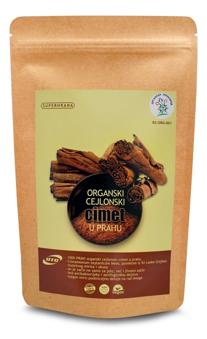 DTC Cimet organski cejlonski u prahu 200g-slika