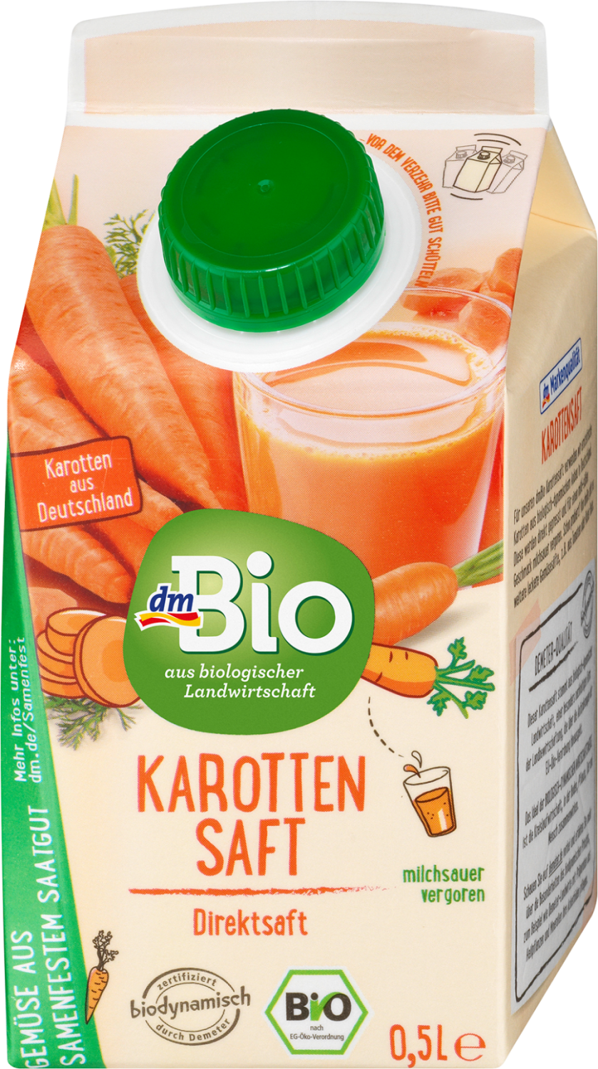 Sok DM BIO 100% šargarepa 500ml-slika