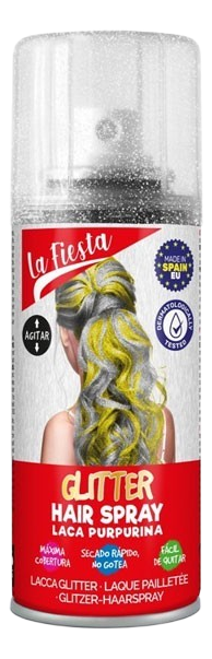 Sprej za kosu u boji AGRADO La Fiesta srebrni 100ml-slika