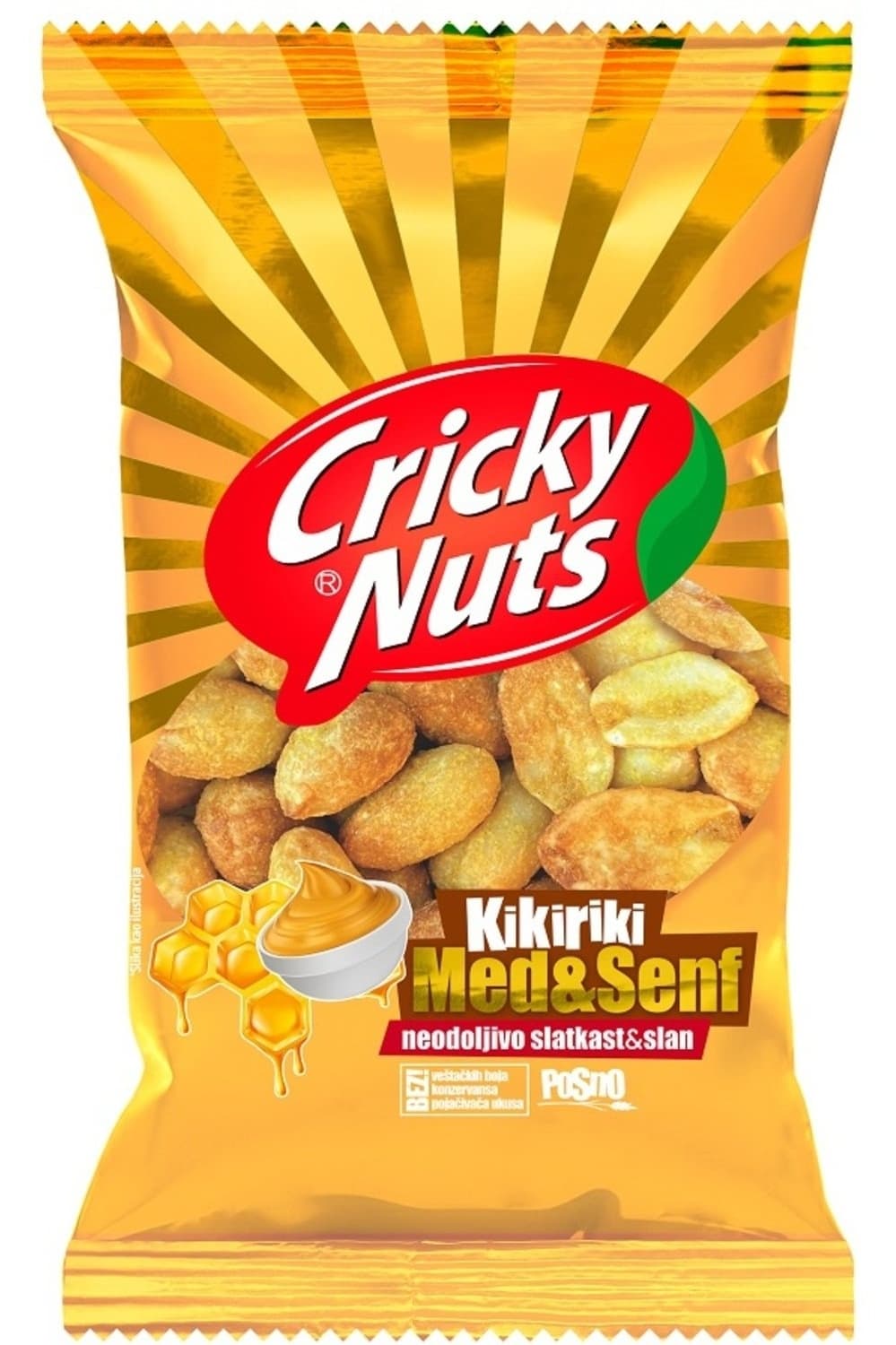 CRICKY KIKIRIKI MED I SENF 75GR-slika