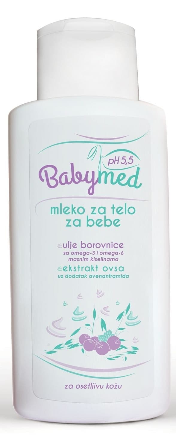 Mleko za telo BABYMED 200ml-slika