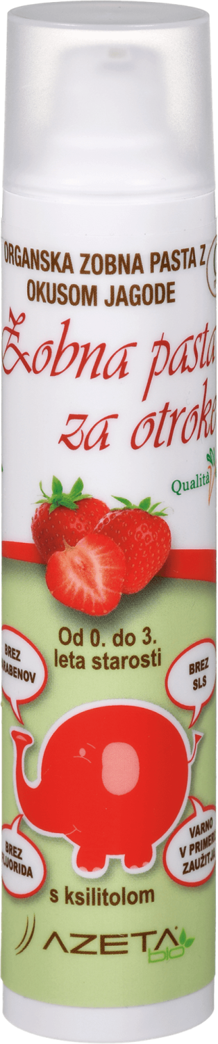 ZP ORG DEČ 0-36MES JAGODA 50ML AZET-slika