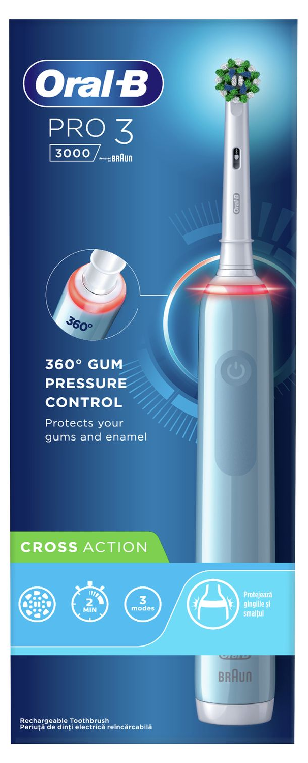 ORAL B pro 3 blue električna četkica za zube 1kom-slika