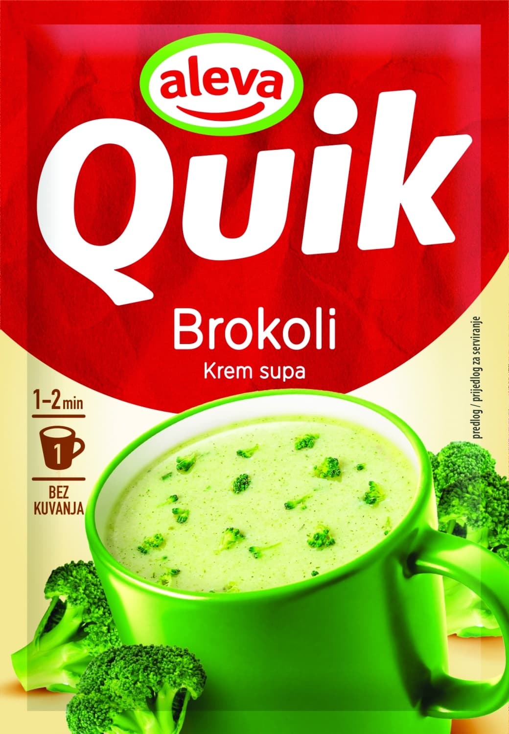 Instant supa QUIK Aleva brokoli 17g -slika
