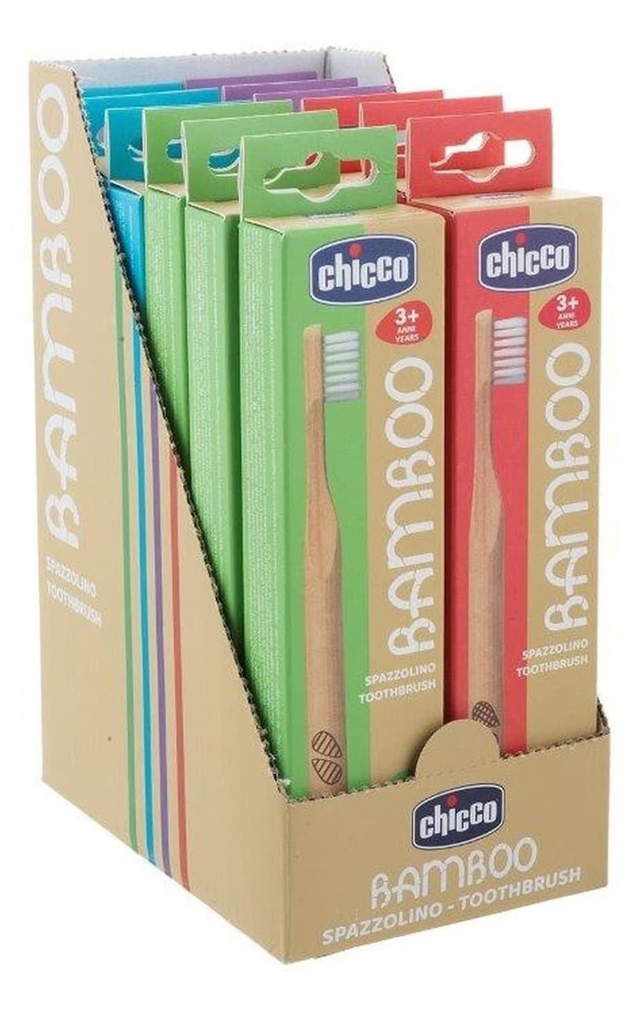 CHICCO četkica za zube bamboo 3g+ 1kom-slika