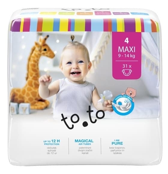 TO.TO pelene 4 maxi 31kom-slika