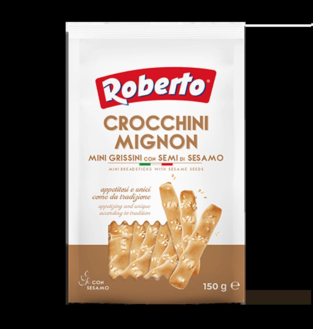Grisini ROBERTO crocchini mignon sa susamom 150g-slika