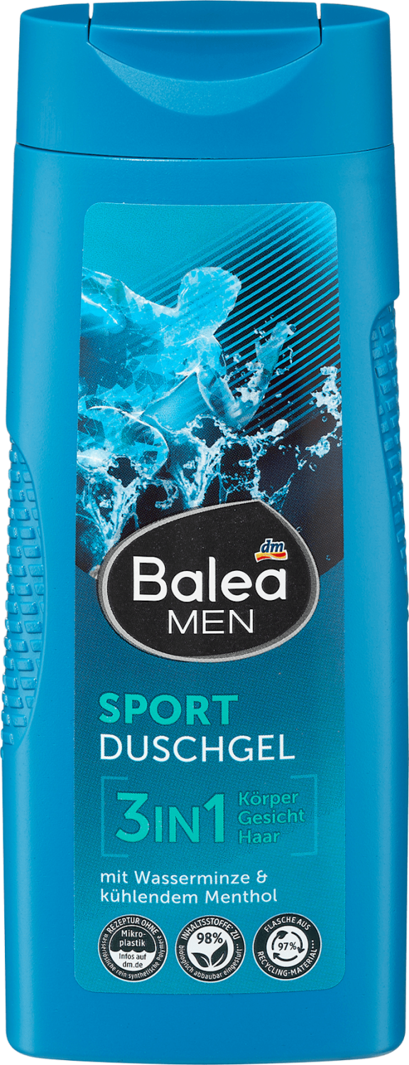 Gel za tuširanje BALEA MEN Sport 3u1 300ml-slika
