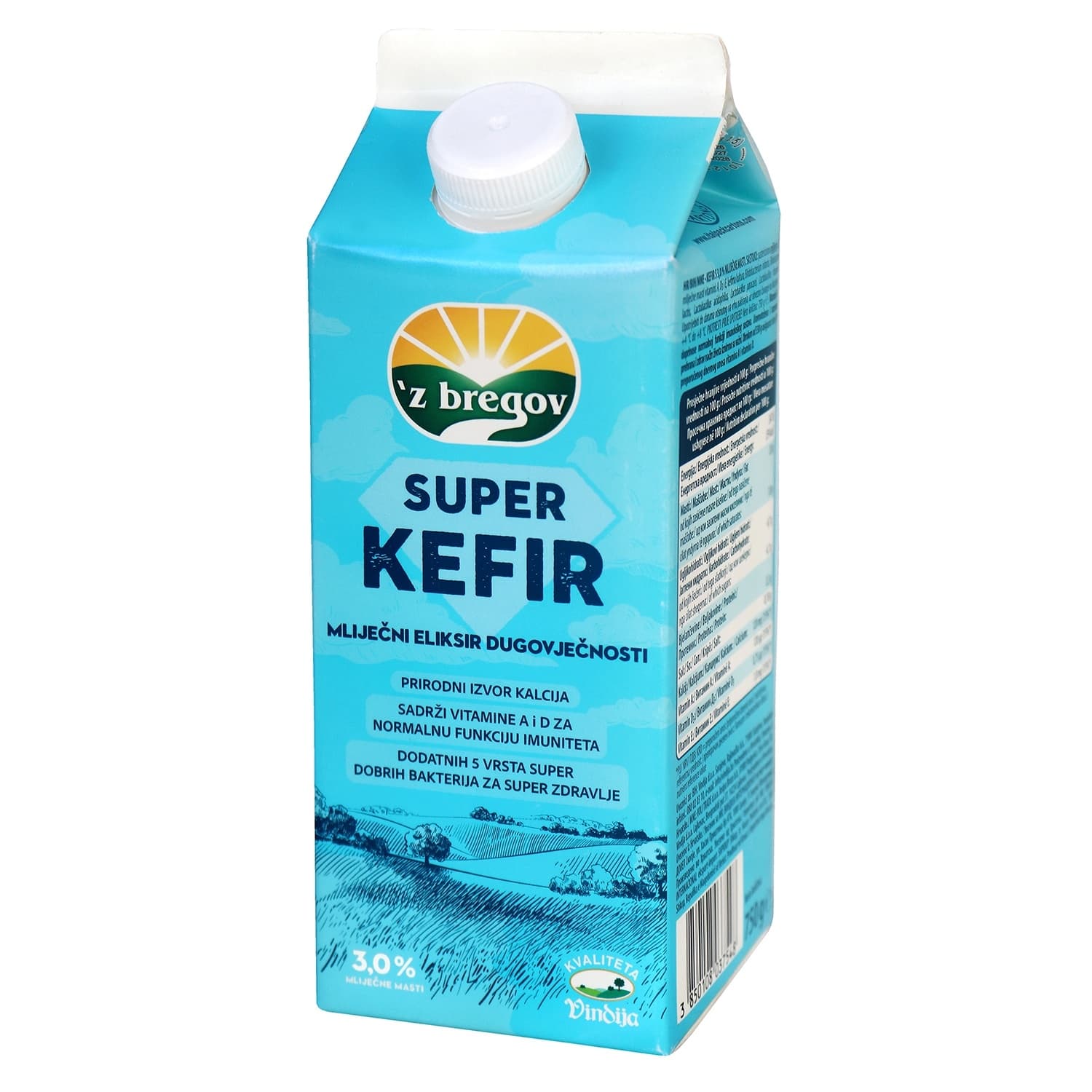 KEFIR SUPER 3,5%MM 750G Z BREGOV-slika