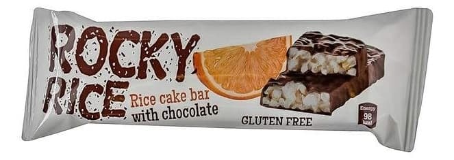 Štanglica BENLIAN Rocky rice choco narandža 18g-slika