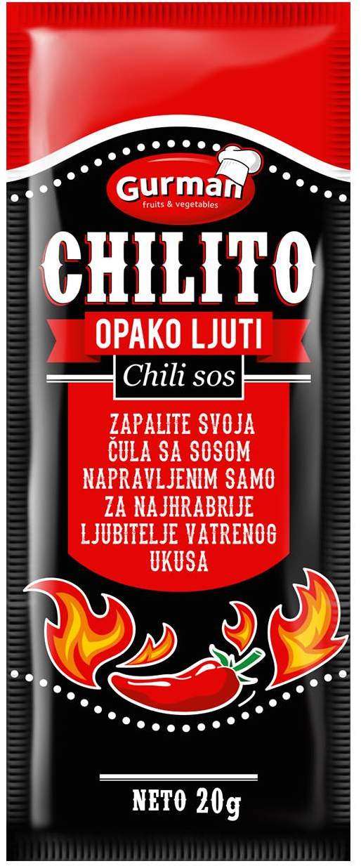 Sos GURMAN Chilito opako ljuti 20g-slika