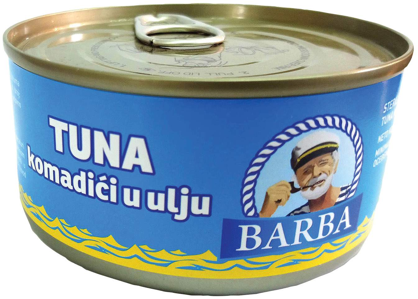 Tunjevina BARBA komadići u ulju 170g-slika