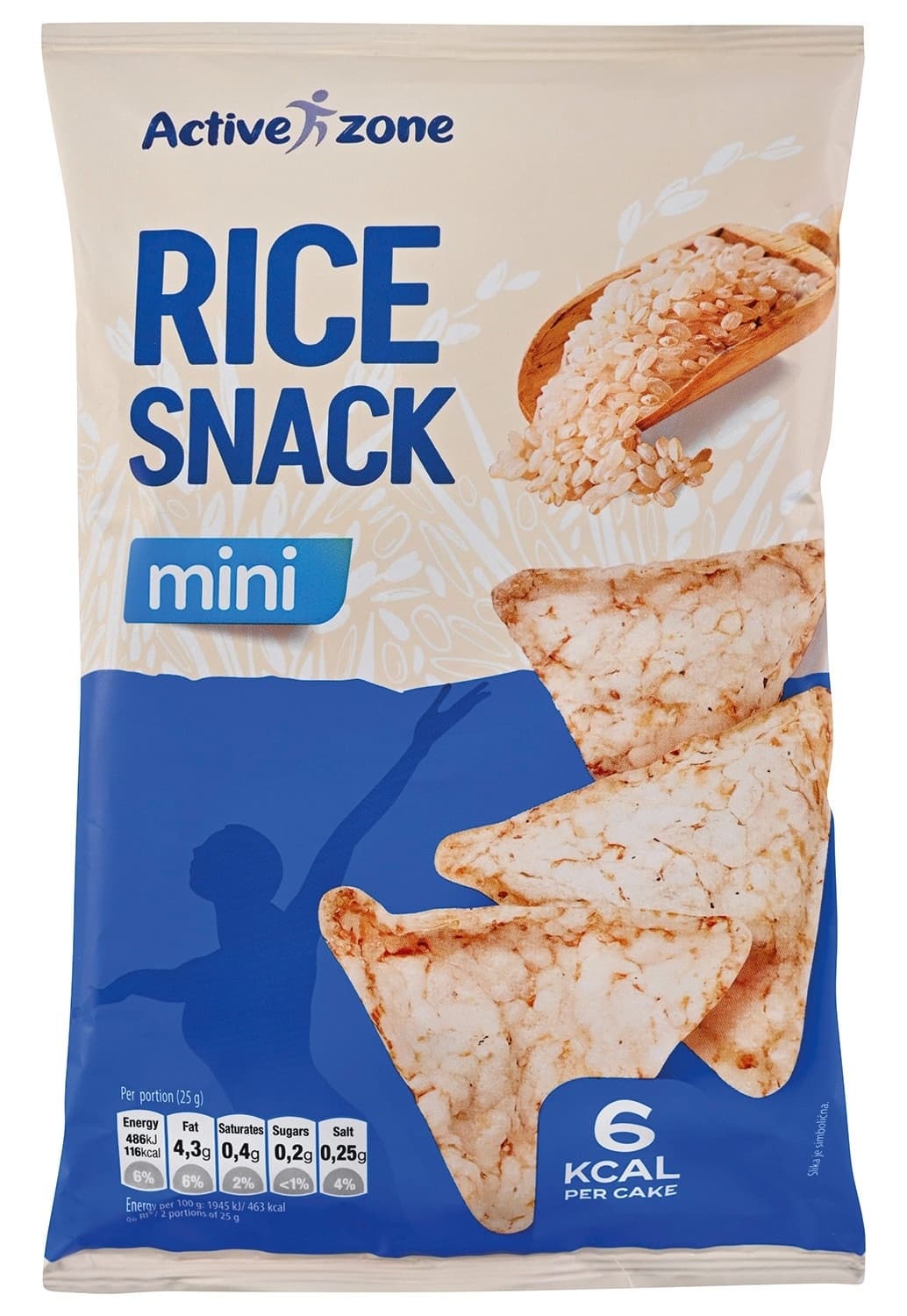 RICE SNACK 50G ACTIVE ZONE-slika