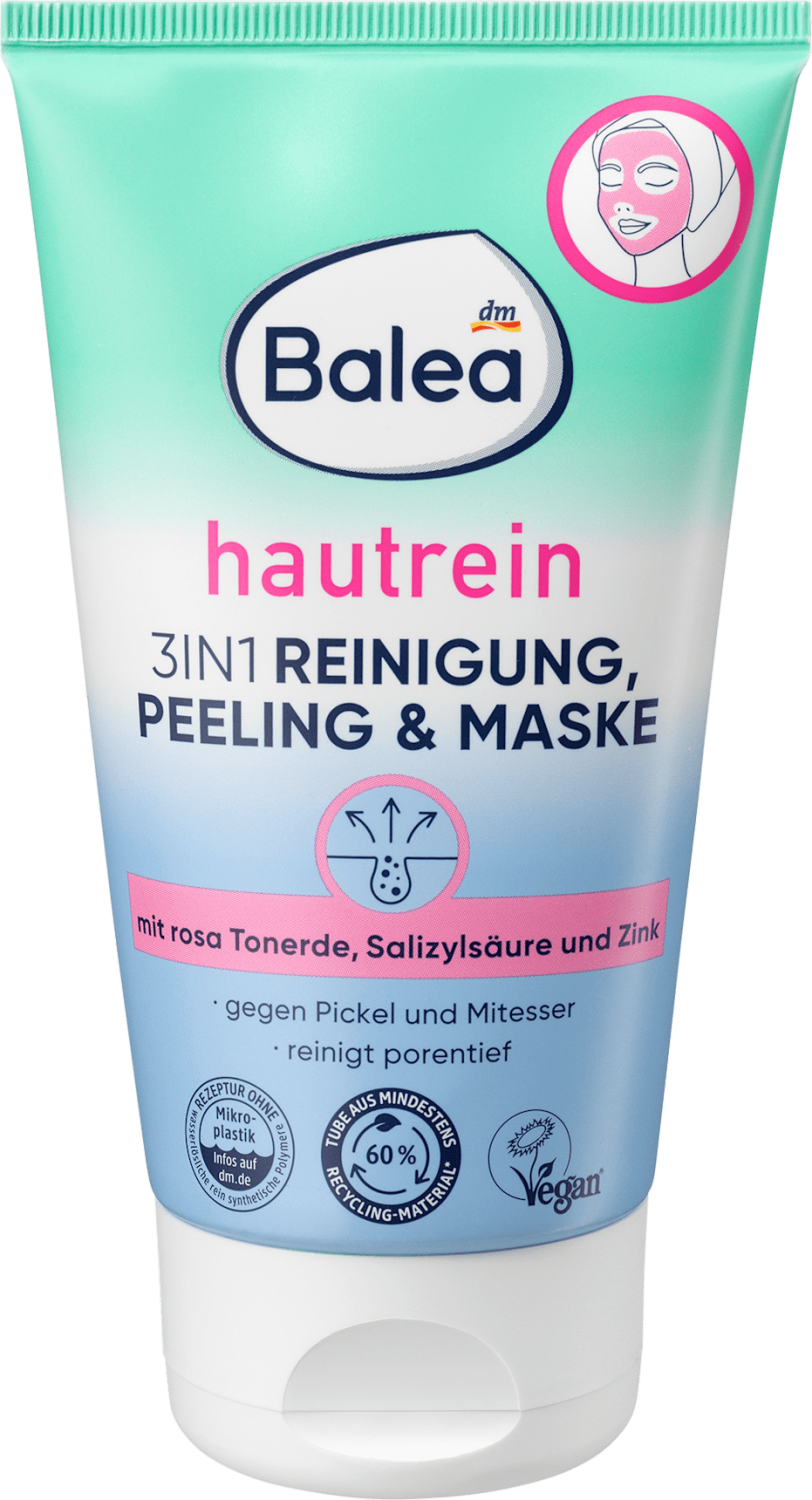 BALEA piling maska za lice sa roze glinom 3u1 150ml-slika