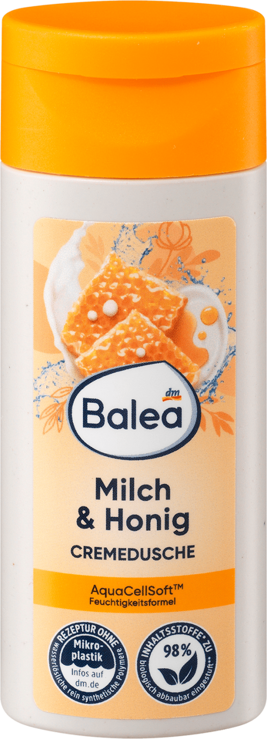 Gel za tuširanje BALEA med i mleko putna ambalaža 50ml-slika