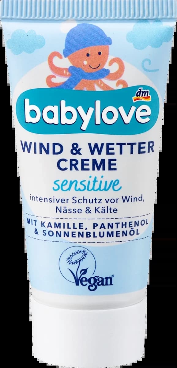 Krema BABYLOVE Sensitive za zaštitu od vetra i hladnoće 20ml-slika