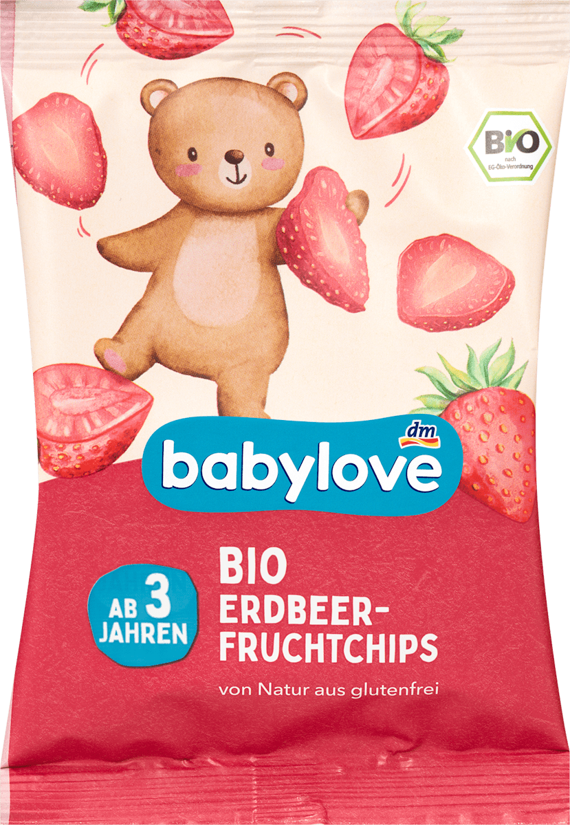 BABYLOVE hrskave liofilizovane jagode 3g+12g-slika