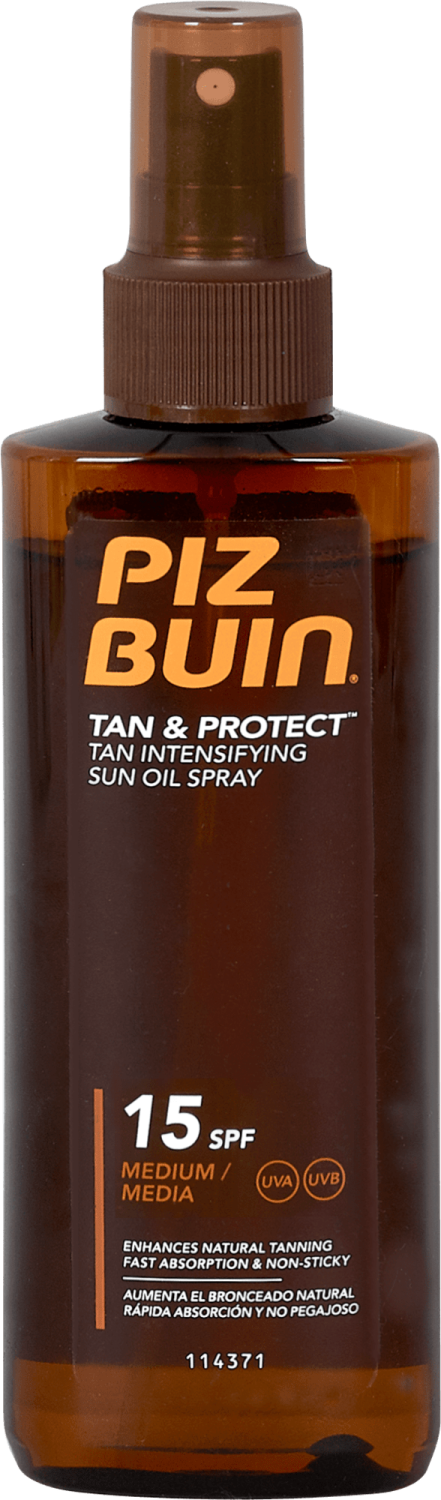 Ulje za sunčanje PIZ BUIN tan & protect SPF15 150ml-slika