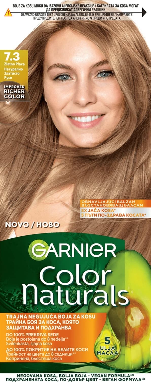 FARBA ZA KOSU GARNIER COLOR NATURALS 7.3-slika