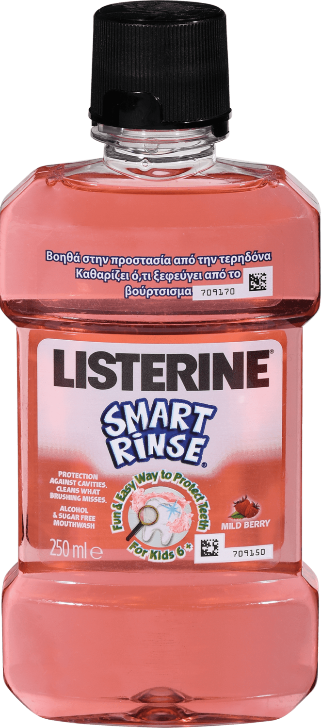 Tečnost za ispiranje usta LISTERINE Smart rinse kids berry 250ml-slika