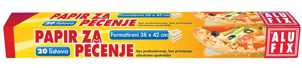 Papir za pecenje (38cm) 20kom Alufix-slika