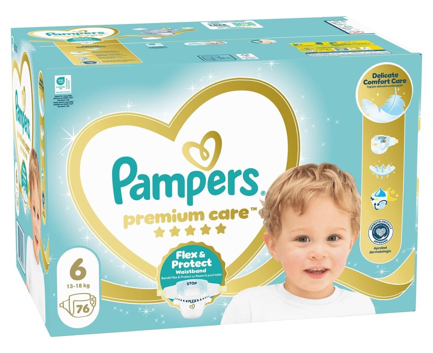 PAMPERS pelene premium care 6 76kom-slika